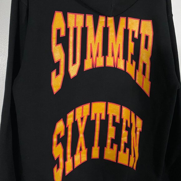 Drake 2016 Fleece Lined Revenge Summer SixteenTour Pullover Hoodie mens size L - Picture 7 of 8